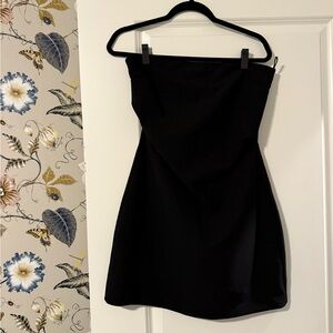 ZARA Black Strapless Dress- Size L